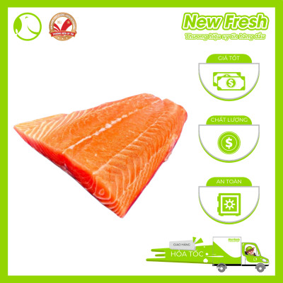 Cá Hồi Nauy Tươi Fillet Không Xương Phần Đuôi - Túi 1Kg