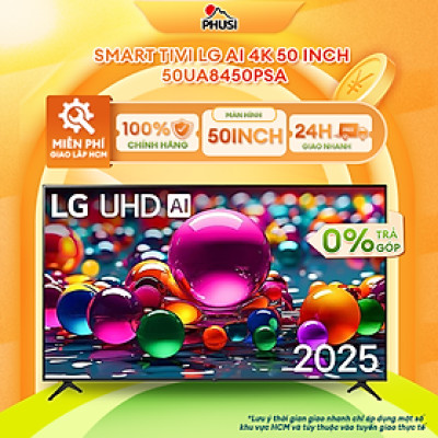 Smart Tivi LG AI 4K 50 inch 50UA8450PSA - Hàng Chính Hãng - Mới 100%