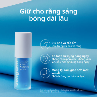 [Quà tặng không bán] Serum làm trắng răng Zenyum Bright