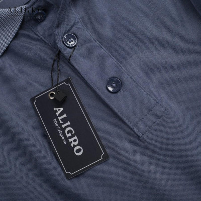 Áo Polo nam cộc tay màu xám ALGPLO28