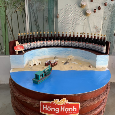 Hộp 2 chai nước mắm truyền thống Phú Quốc Hồng Hạnh Siêu Hạng 35 độ đạm, dung tích 500ml- Chấm, kho đúng điệu