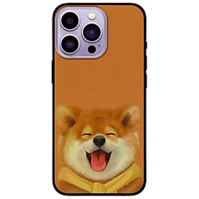 Ốp lưng cho iPhone 12 - iPhone 12 Pro - 12 Pro Max - 13 Mini - iPhone 13 - 13 Pro - 13 Pro Max - Cún Cười - Hàng Chính Hãng