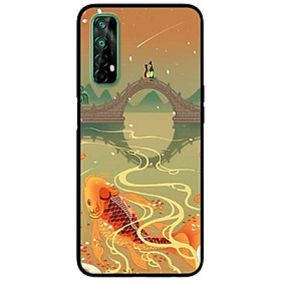 Ốp lưng dành cho Realme 7 mẫu Chép Bên Cầu