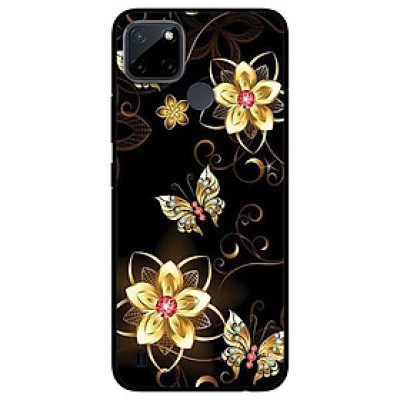 Ốp lưng dành cho Realme C21Y - C25Y mẫu Bướm Hoa Vàng