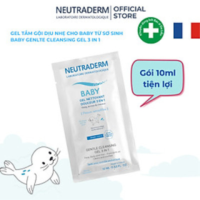 Gói 10ml - Gel Tắm Gội Cho Bé 3 Trong 1 NEUTRADERM BABY