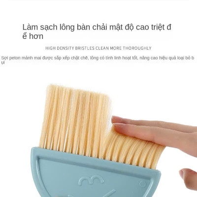 Bộ Chổi Và Xẻng Quét Tròn Mới - Quét Bàn Thờ, VĂN PHÒNG - Chổi Và Ki Quét Bụi Mini Hốt Rác Vệ Sinh Nhà Cửa - Hàng Chính Hãng MINIIN