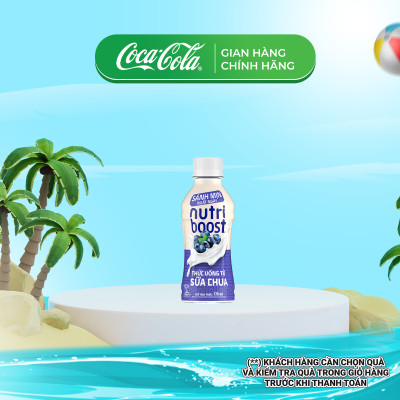 Lốc 24 Chai Thức Uống từ Sữa Chua Nutriboost Vị Việt Quất (170ml/chai)_TK