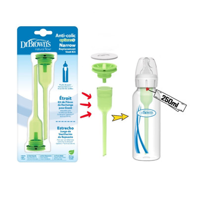 [ SR203 ] Bộ 02 phụ kiện hệ thống van khí cho bình sữa Dr.Brown