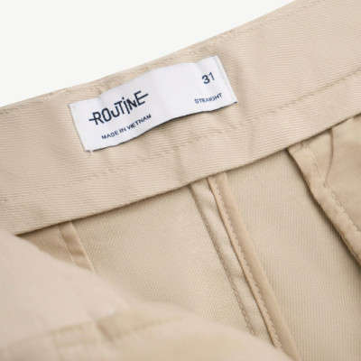 Quần short kaki ROUTINE Form Straight - 10F24PSH001R1 | ROUTINE CÀ MAU