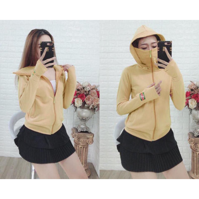 Áo khoác chống nắng nữ Sitaki cao cấp-Đỏ đô