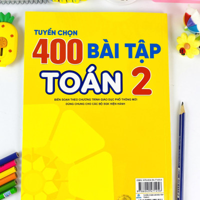 Sách - Tuyển Chọn 400 Bài Tập Toán 2 - Biên soạn theo chương trình GDPT mới - ndbooks
