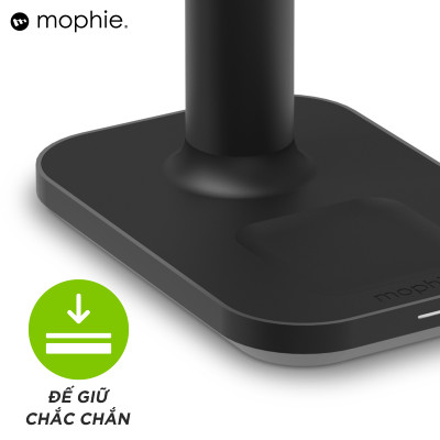 Đế sạc đa năng Mophie 3in1 extendable, sạc nhanh 3 thiết bị, BH 2 năm 1 đổi 1 - Hàng chính hãng