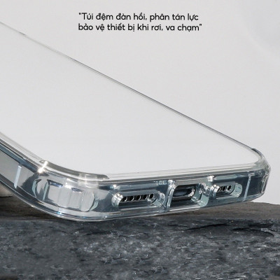 Ốp lưng giảm sốc chống va đập chống ố vàng cho iPhone 14 Pro Max / 14 Pro / 14 Plus / iP 14 hiệu X-level ICE Crystal trang bị đệm khí ẩn bốn góc, Mặt lưng PC chống ố vàng - Hàng nhập khẩu