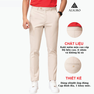 QUẦN KAKI NAM ỐNG ĐỨNG   ALGK034
