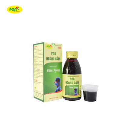 Hoàng Cầm PQA Hỗ Trợ Các Triệu Chứng Chảy Nước Mũi, Đau Đầu Do Viêm Xoang Hộp 125ml