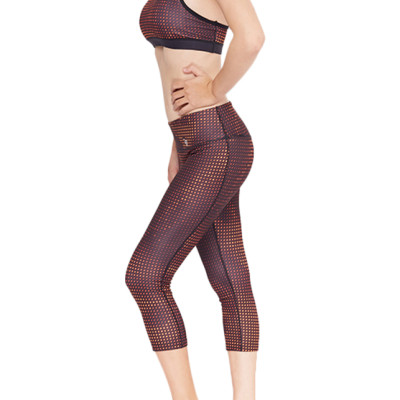 Quần Legging Nữ Just Feel Free H6626 - Đen Cam