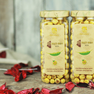 Combo Hạt Sen Sấy Hải Long (230g) + Mãng Cầu Sấy Dẻo Hải Long (120g)